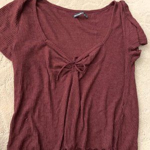 Red Abercrombie Top
